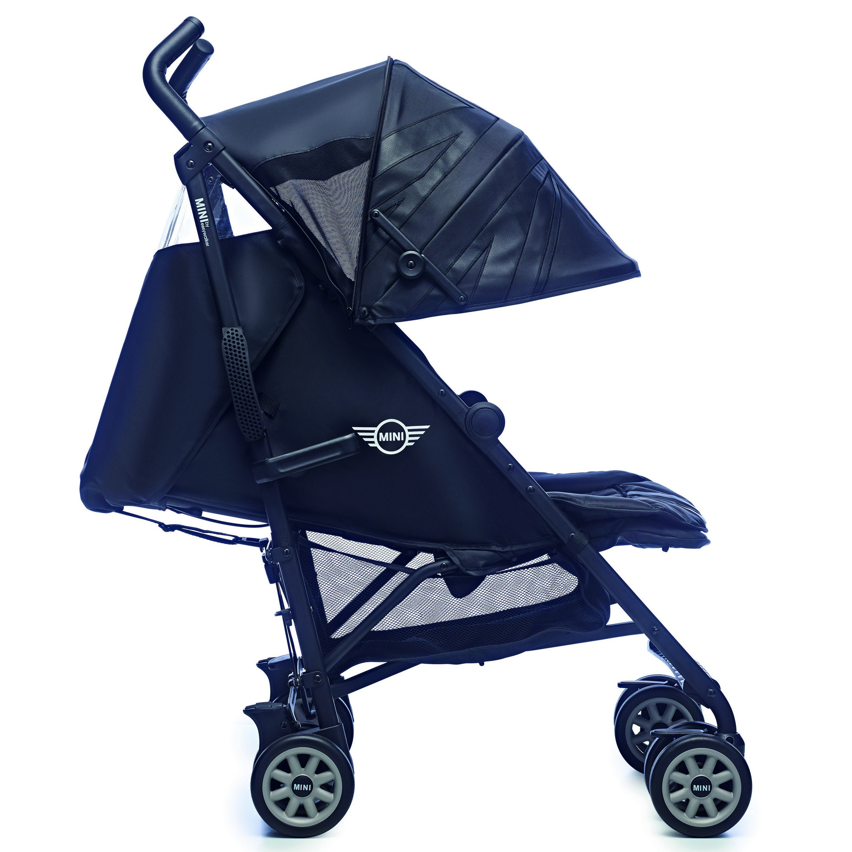 Коляска Easywalker Mini Buggy Midnight Jack c бампером - фото 4