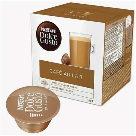 Кофе в капсулах Nescafe Dolce Gusto Cafe au Lait 16 капсул