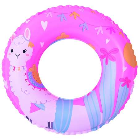 Надувной круг для плавания Jilong Альпака 50 см розовый