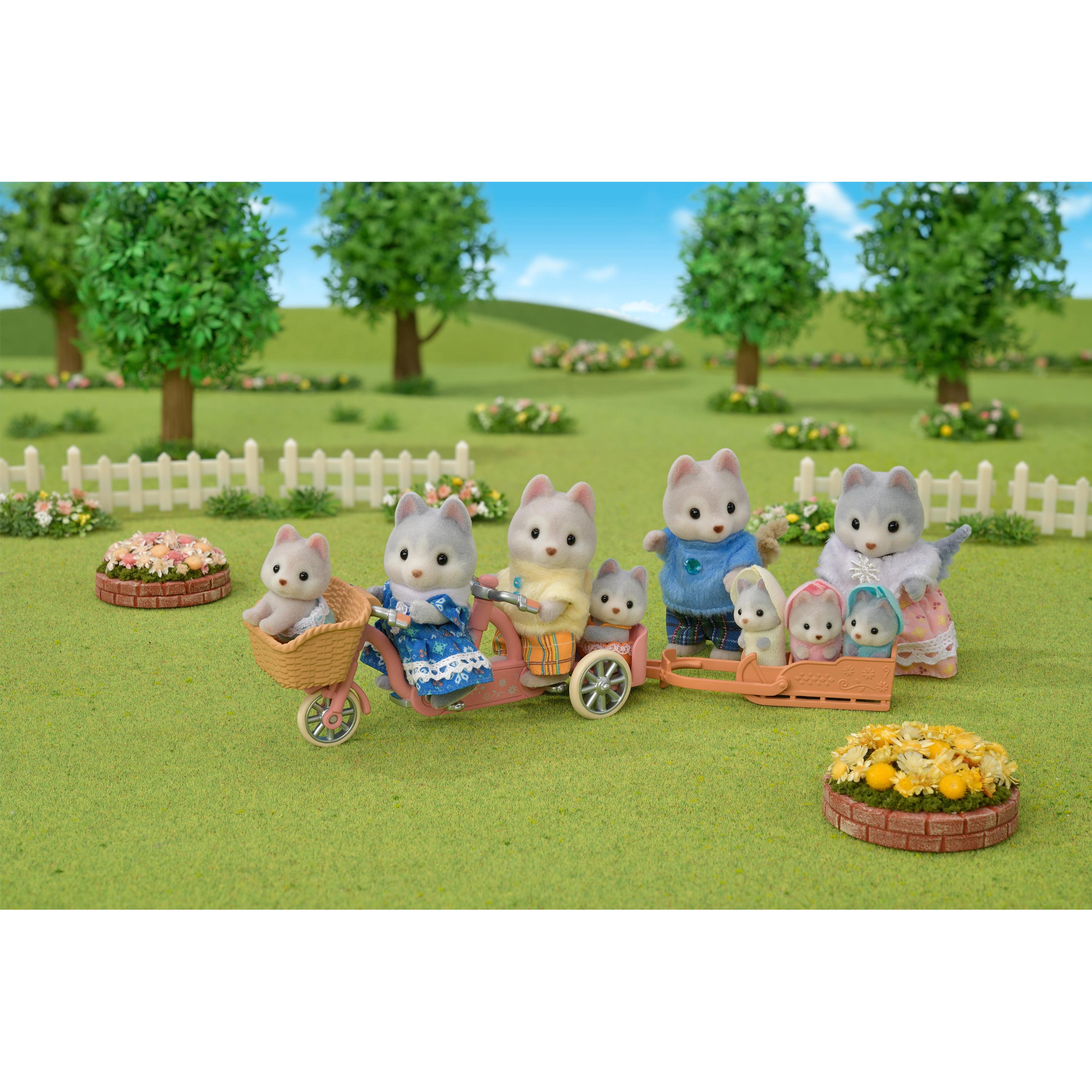 Игровой набор Sylvanian Families Брат и сестра Хаски - фото 13