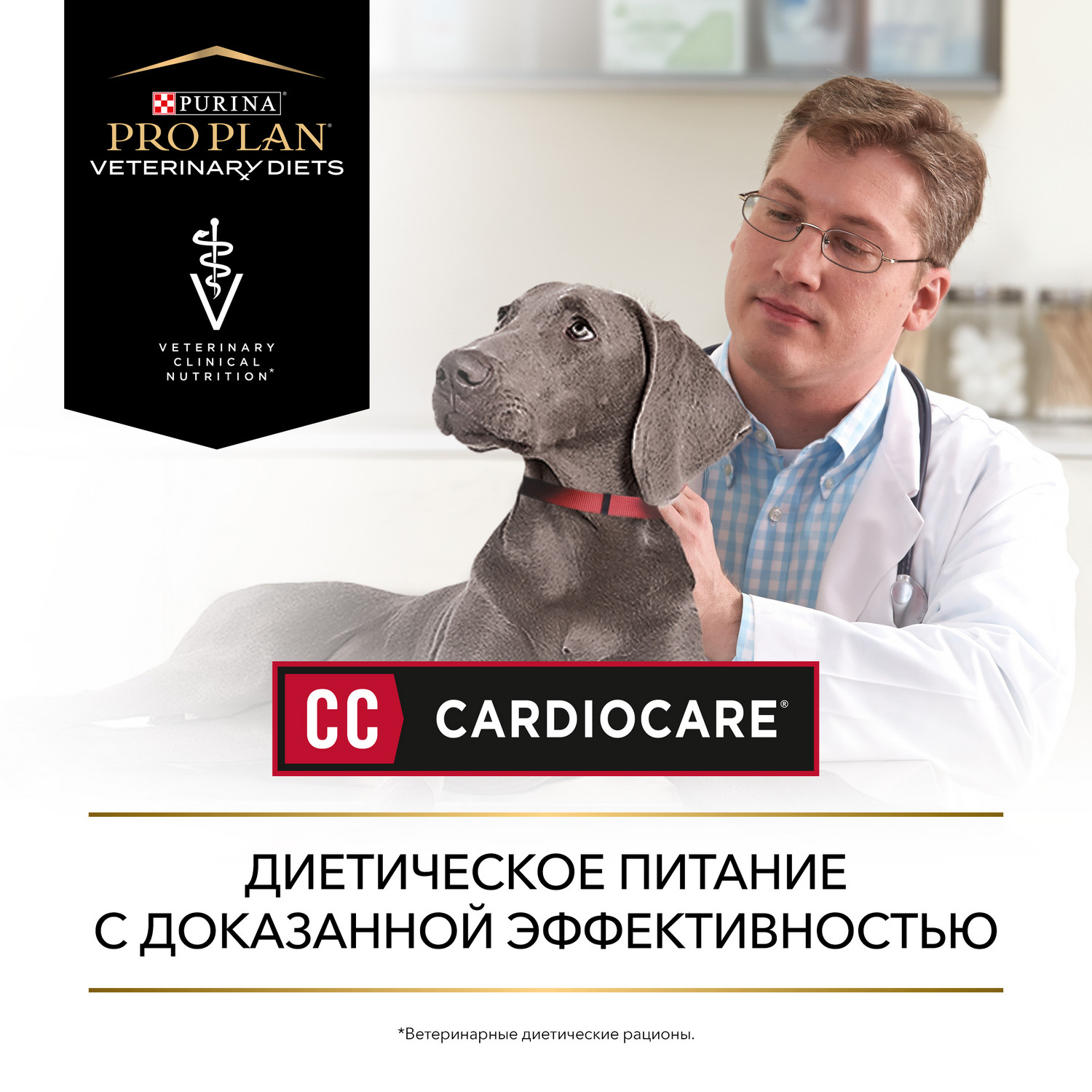 Сухой корм для собак Purina Pro Plan Veterinary diets Club CC 3 кг курица (при заболеваниях сердца, лечебный) - фото 13