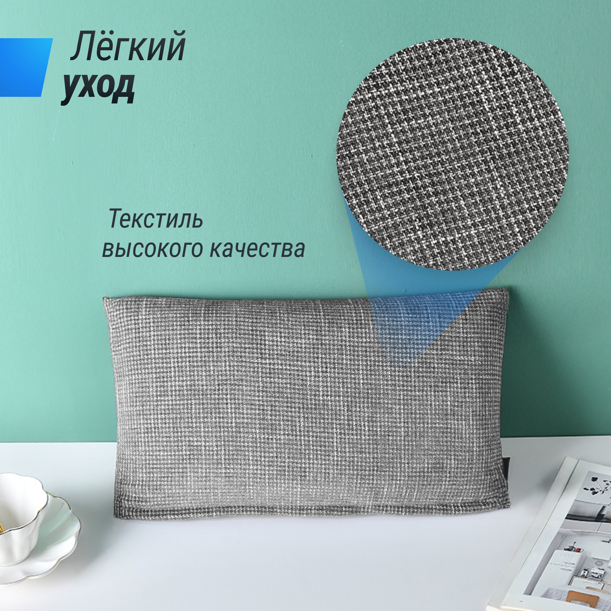 Массажная подушка UNIX Fit Relax Pillow Grey - фото 8