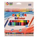 Карандаши цветные CARIOCA Bi-color двусторонние 48цветов 24шт 43031