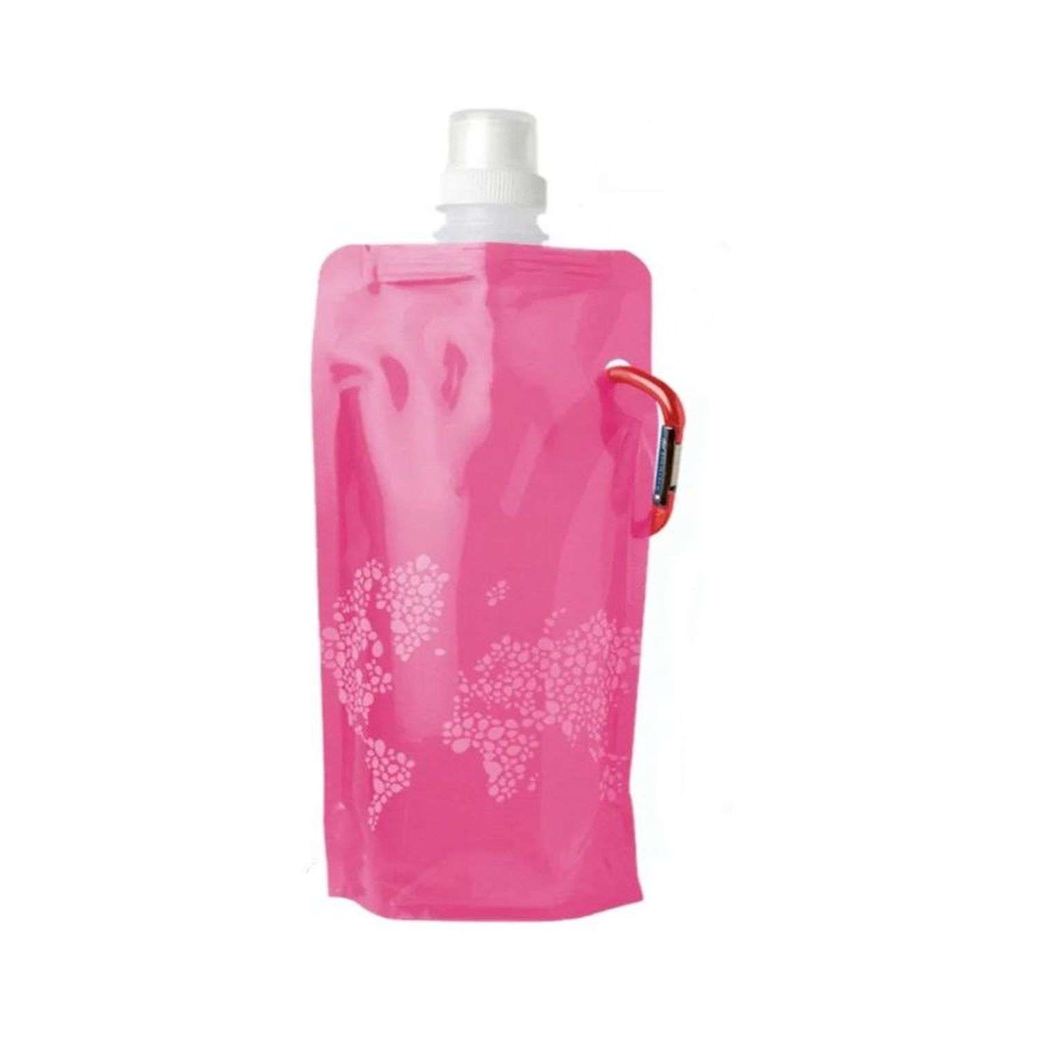 Бутылка для воды складная Seichi розовая - фото 1