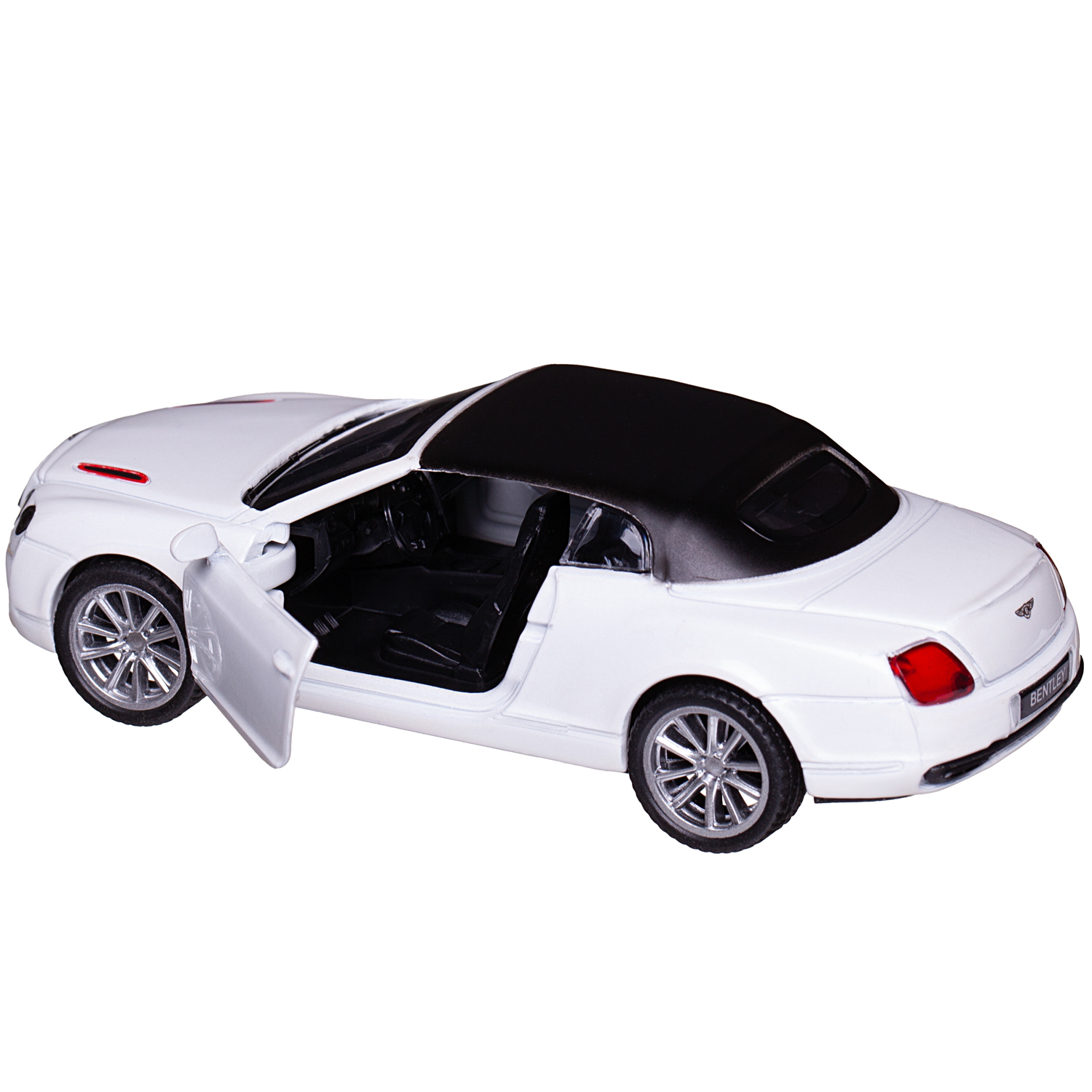 Автомобиль Abtoys Bentley MSZ 1:43 инерционный белый WE-15948W - фото 6