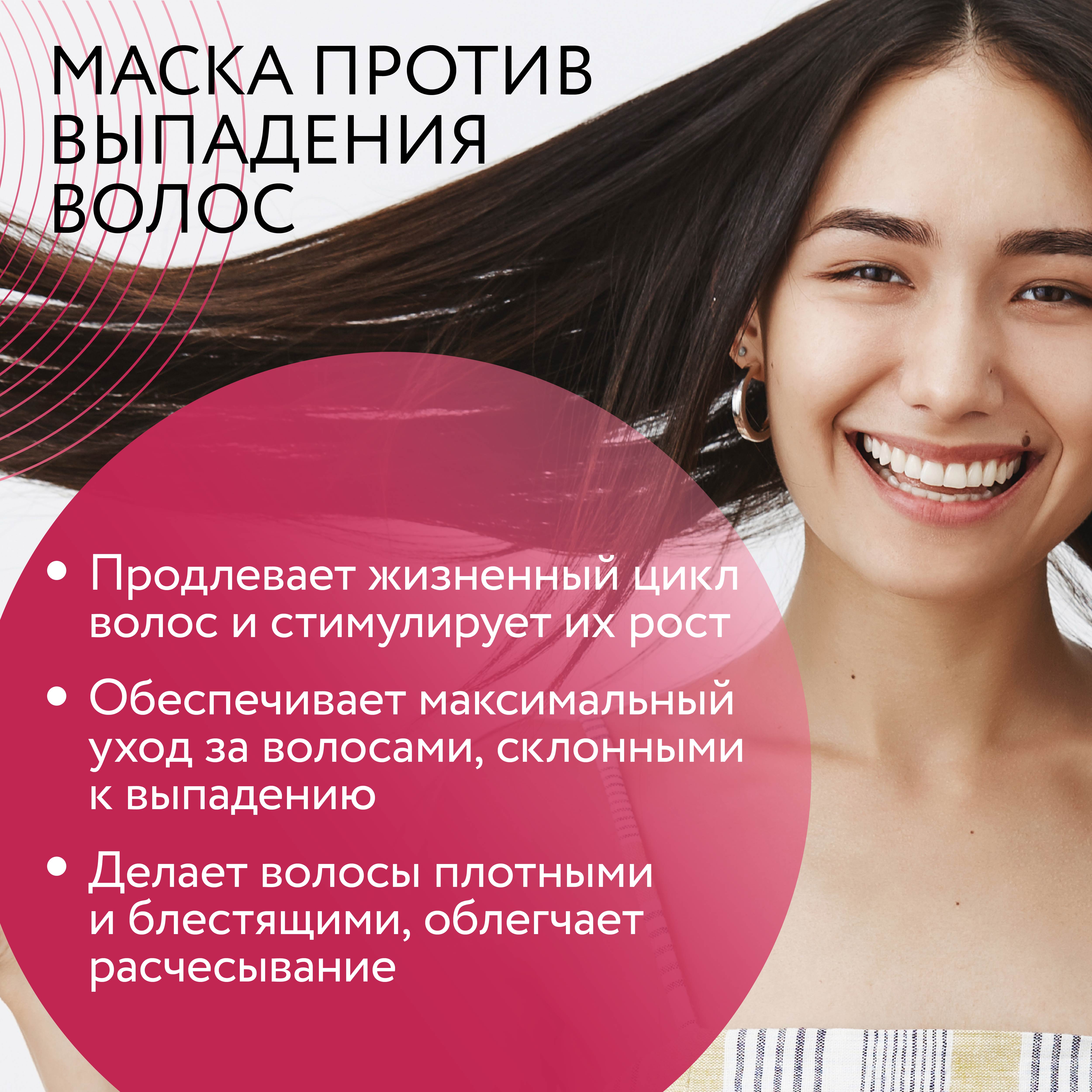 Маска против выпадения волос Ollin CARE с маслом миндаля 500 мл - фото 2