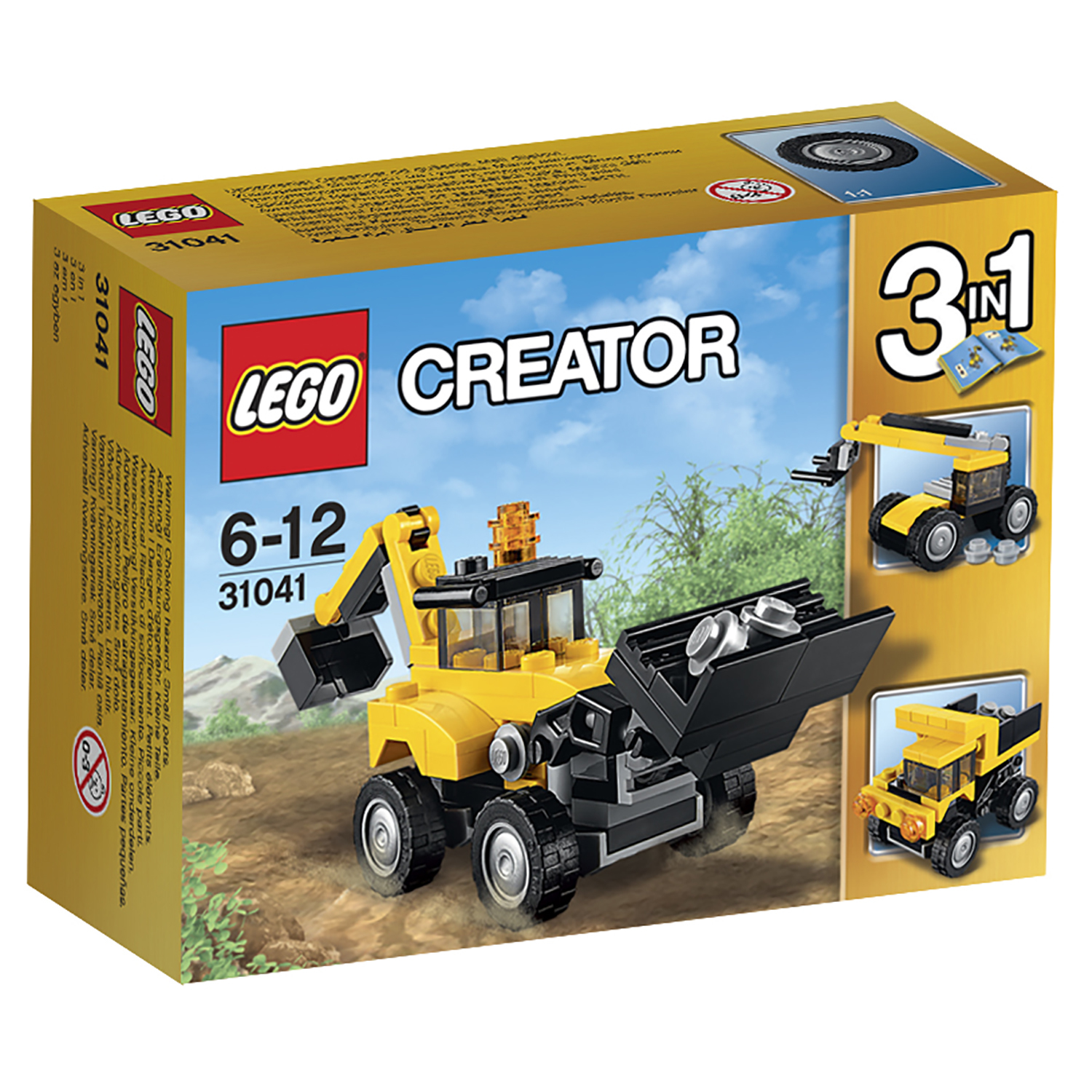 Конструктор LEGO Creator Строительная техника (31041) купить по цене 499 ₽  в интернет-магазине Детский мир