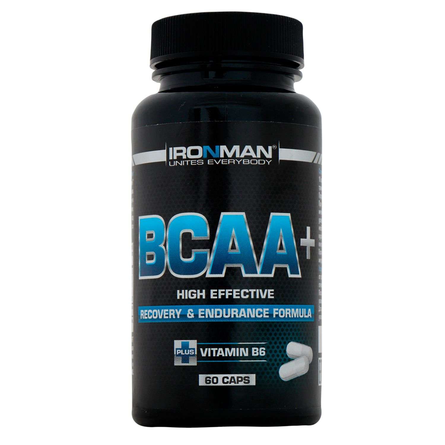 Продукт пищевой IronMan BCAA+ 60капсул - фото 1