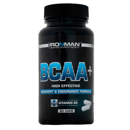 Продукт пищевой IronMan BCAA+ 60капсул