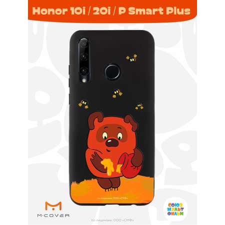Силиконовый чехол Mcover для смартфона Honor 10i 20i P Smart Plus (19) Союзмультфильм Медвежонок и мед