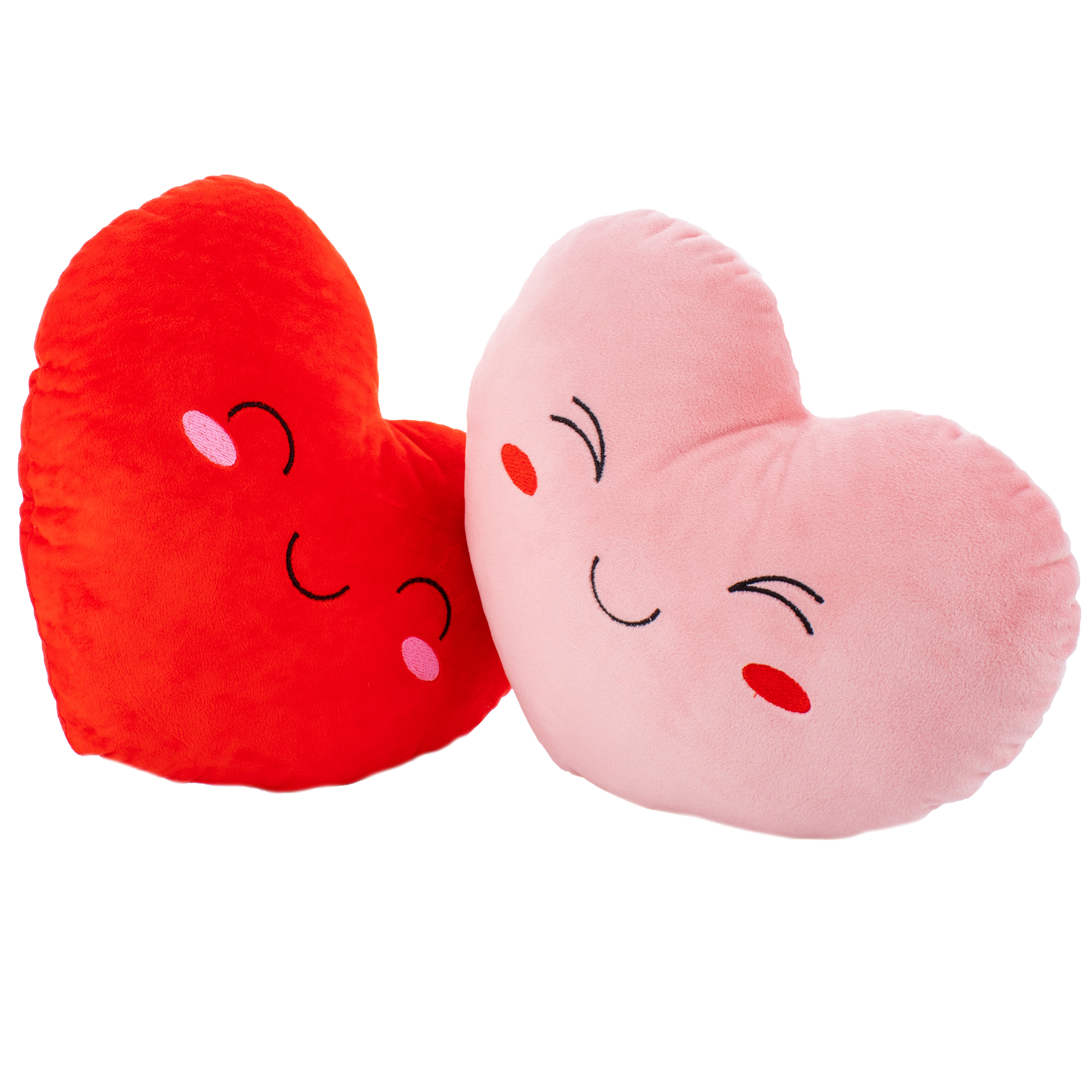 Игрушка мягконабивная Tallula Сердце с улыбкой 30x35 см розовое - фото 4
