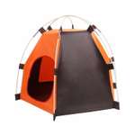 Палатка для собак Keyprods оранжевый/коричневый
