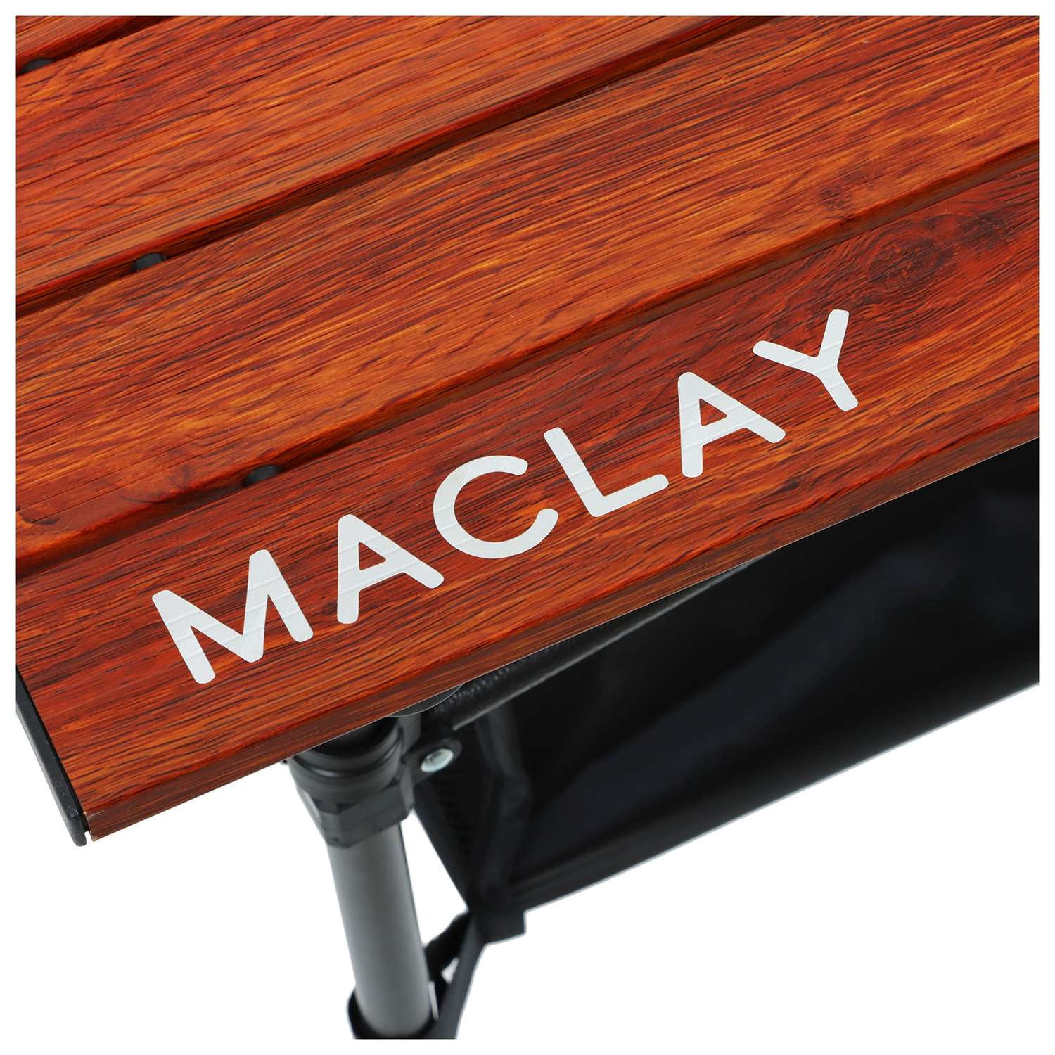 Стол туристический Maclay с органайзером р. 70 х 70 х 70 см цвет дерево - фото 3