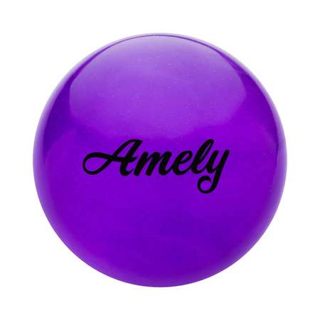 Мяч Amely для художественной гимнастики AGB-102-19-purple