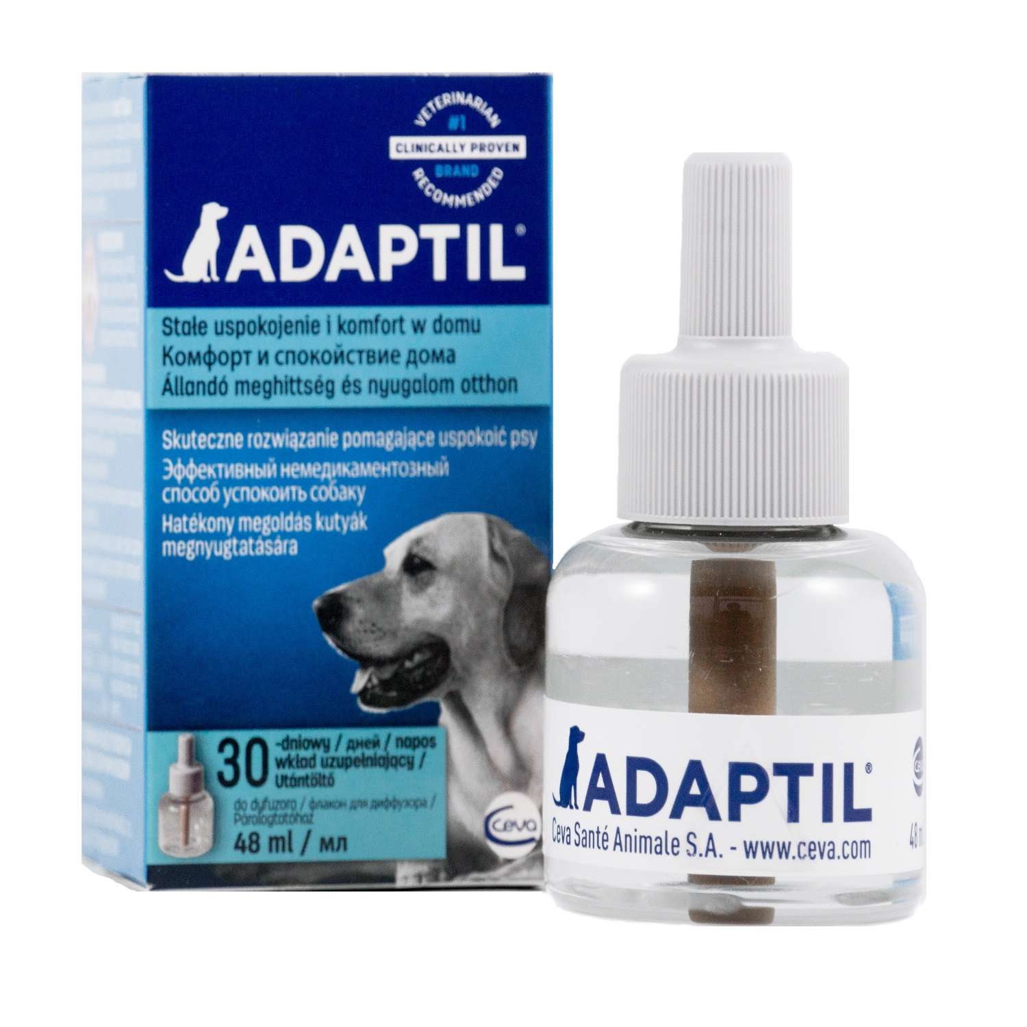 Феромоны для собак Adaptil для коррекции поведения сменный блок 48мл - фото 1