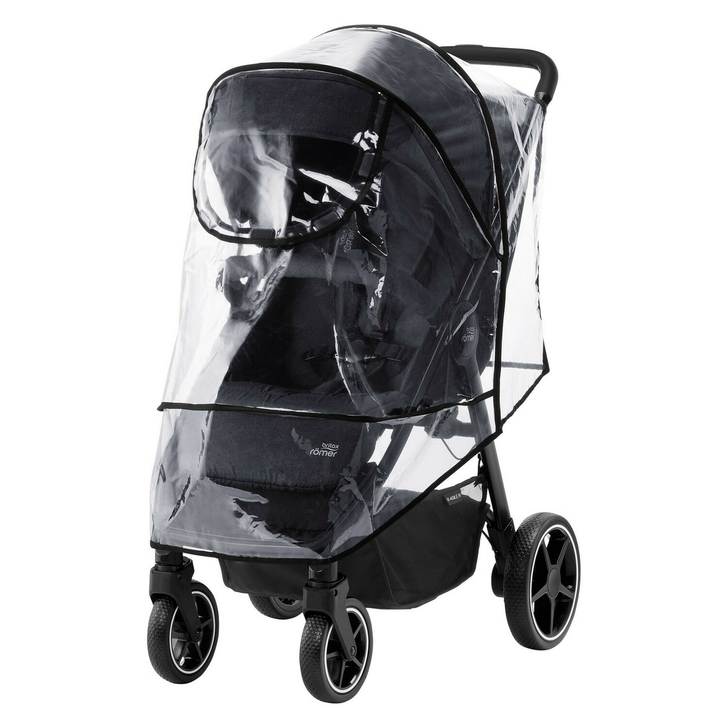 Коляска Britax Roemer B-Agile R Black Shadow-Brown - фото 8