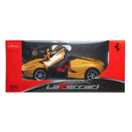 Машина Rastar РУ 1:14 Ferrari USB Желтая 50160
