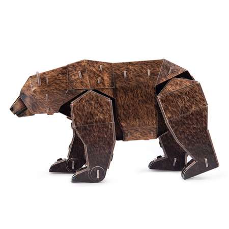 Сборные модели REZARK 3D бурый медведь ANM-03