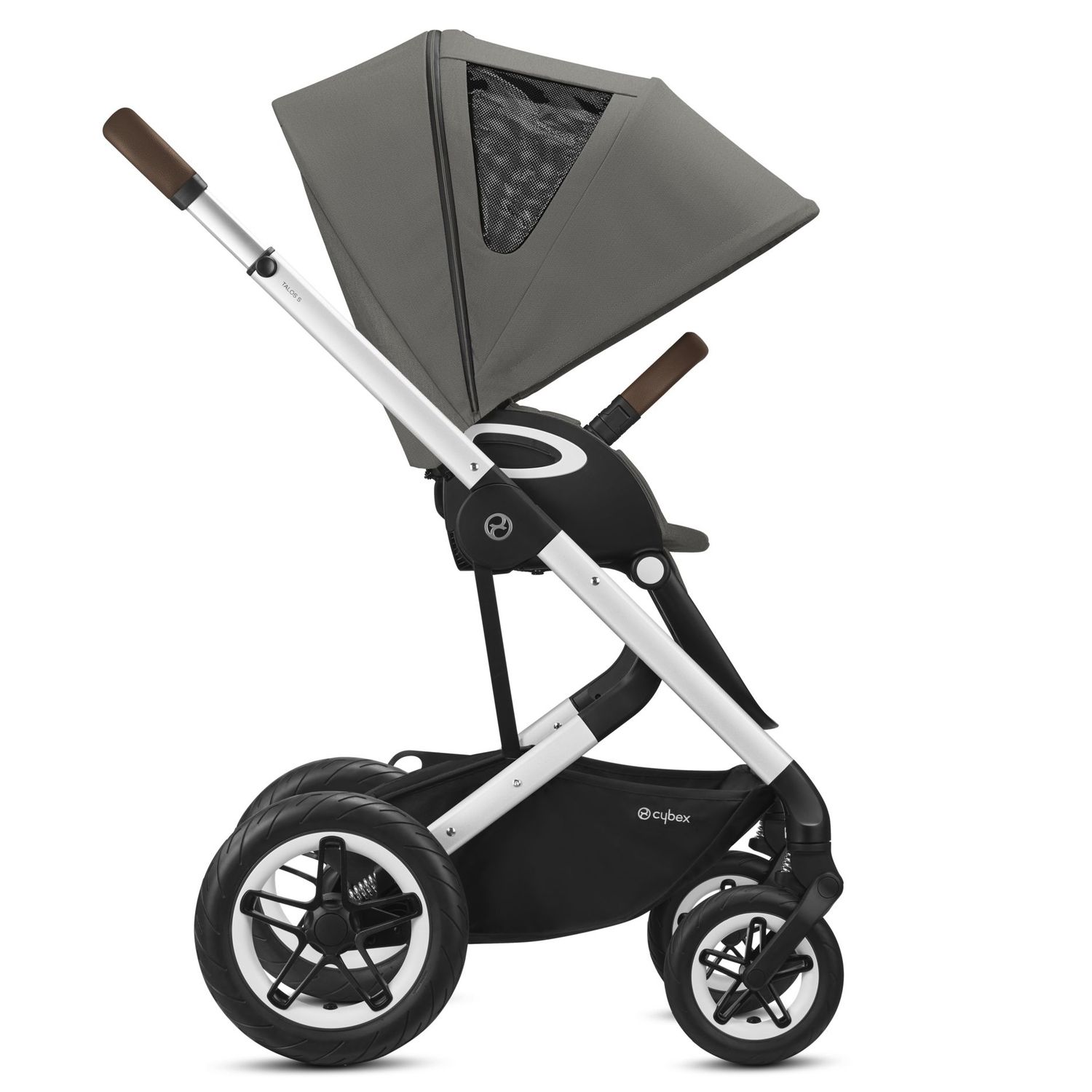 Коляска Cybex Talos S Lux SLV Soho с дождевиком Grey - фото 4