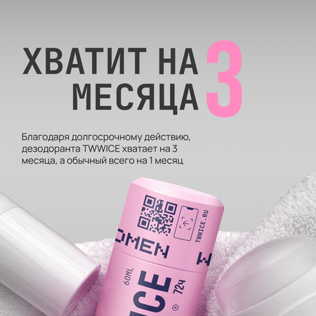 Дезодорант TWWICE антиперспирант