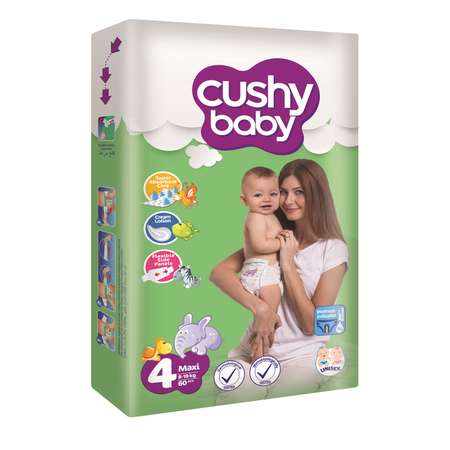 Подгузники детские CUSHY BABY Размер 4