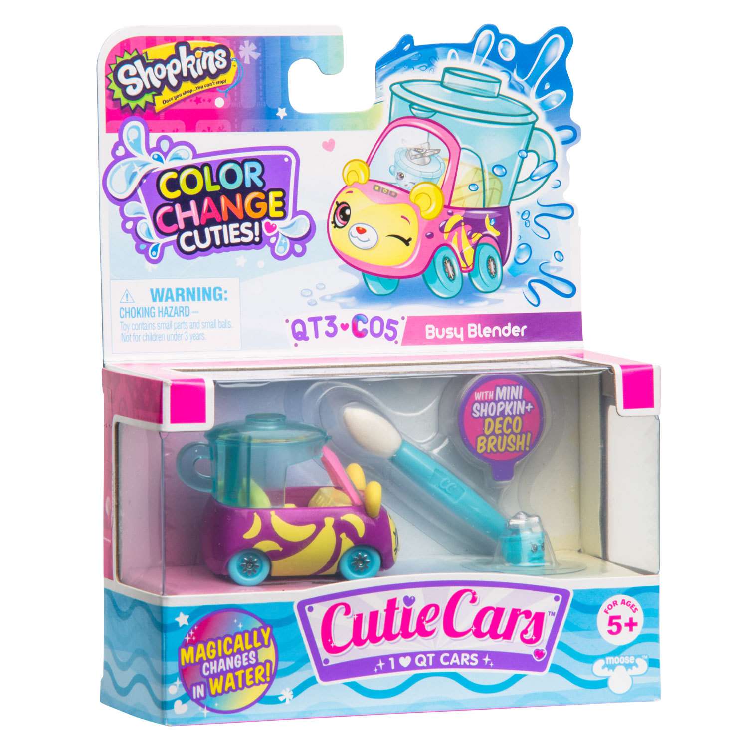 Машинка Cutie Cars Бизи Блендер меняющая цвет с кисточкой 57131 - фото 3