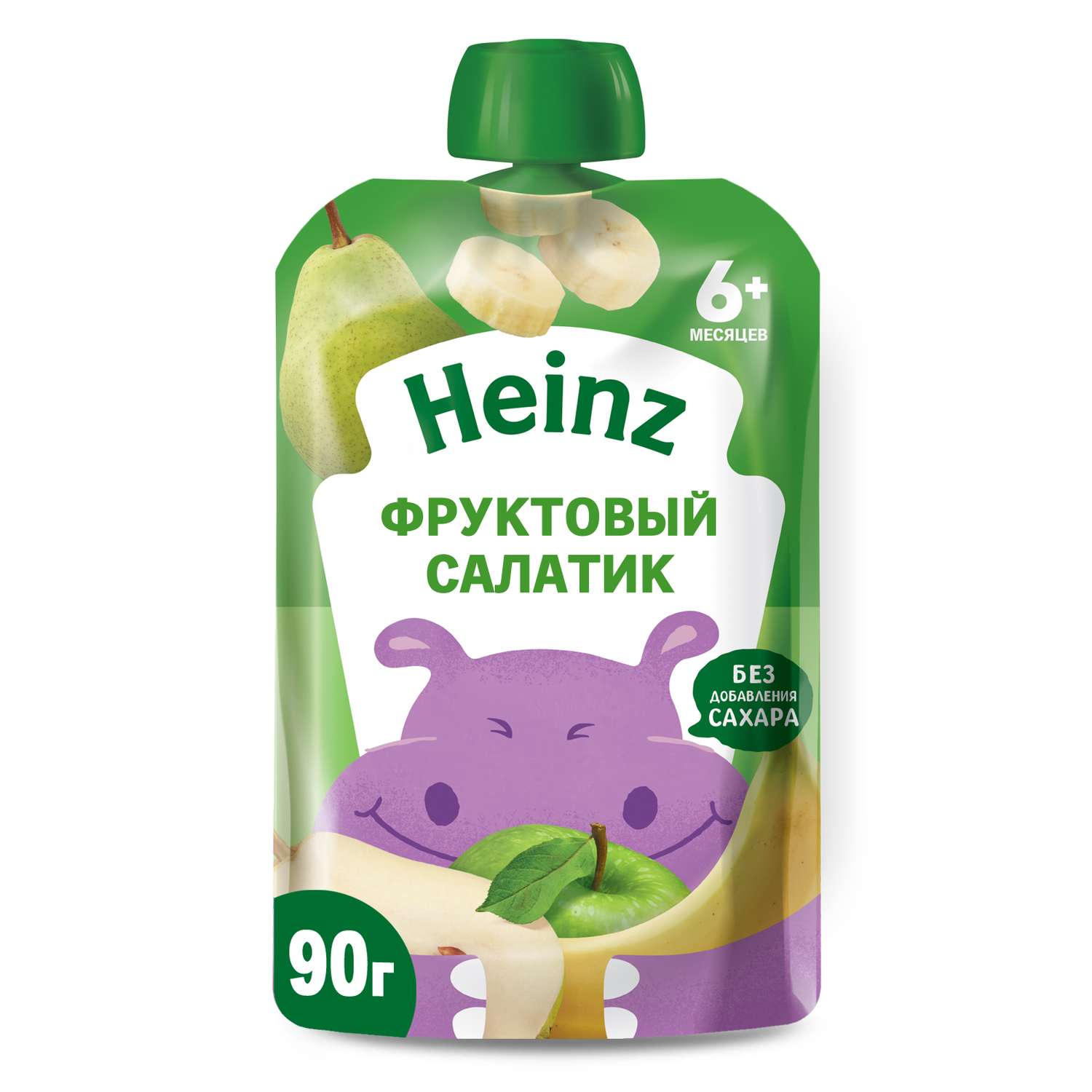 Пюре Heinz фруктовый салатик 90г с 6месяцев - фото 1