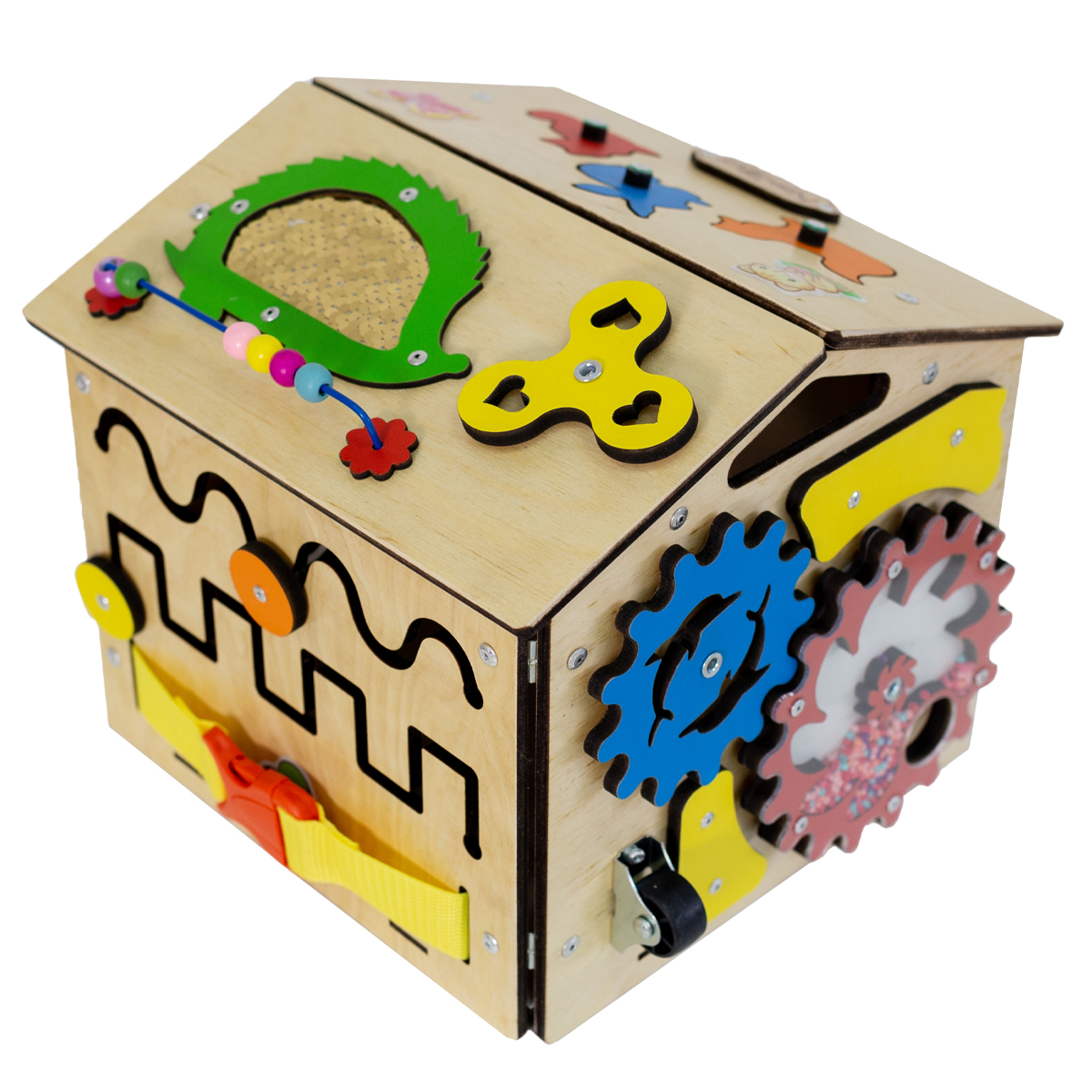Бизиборд KimToys Домик-игрушка для девочек и мальчиков - фото 11