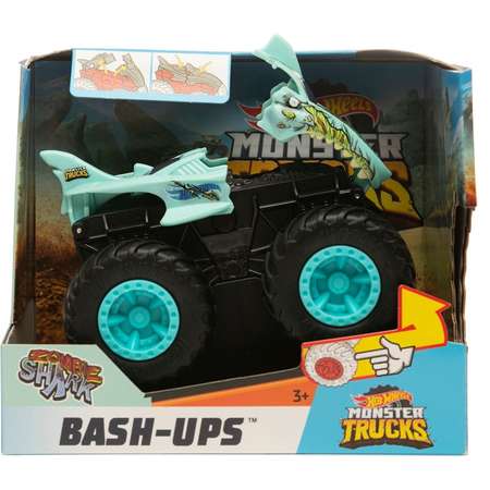 Машина Hot Wheels Monster Trucks Бэш Апс Зомби Шарк GDR85