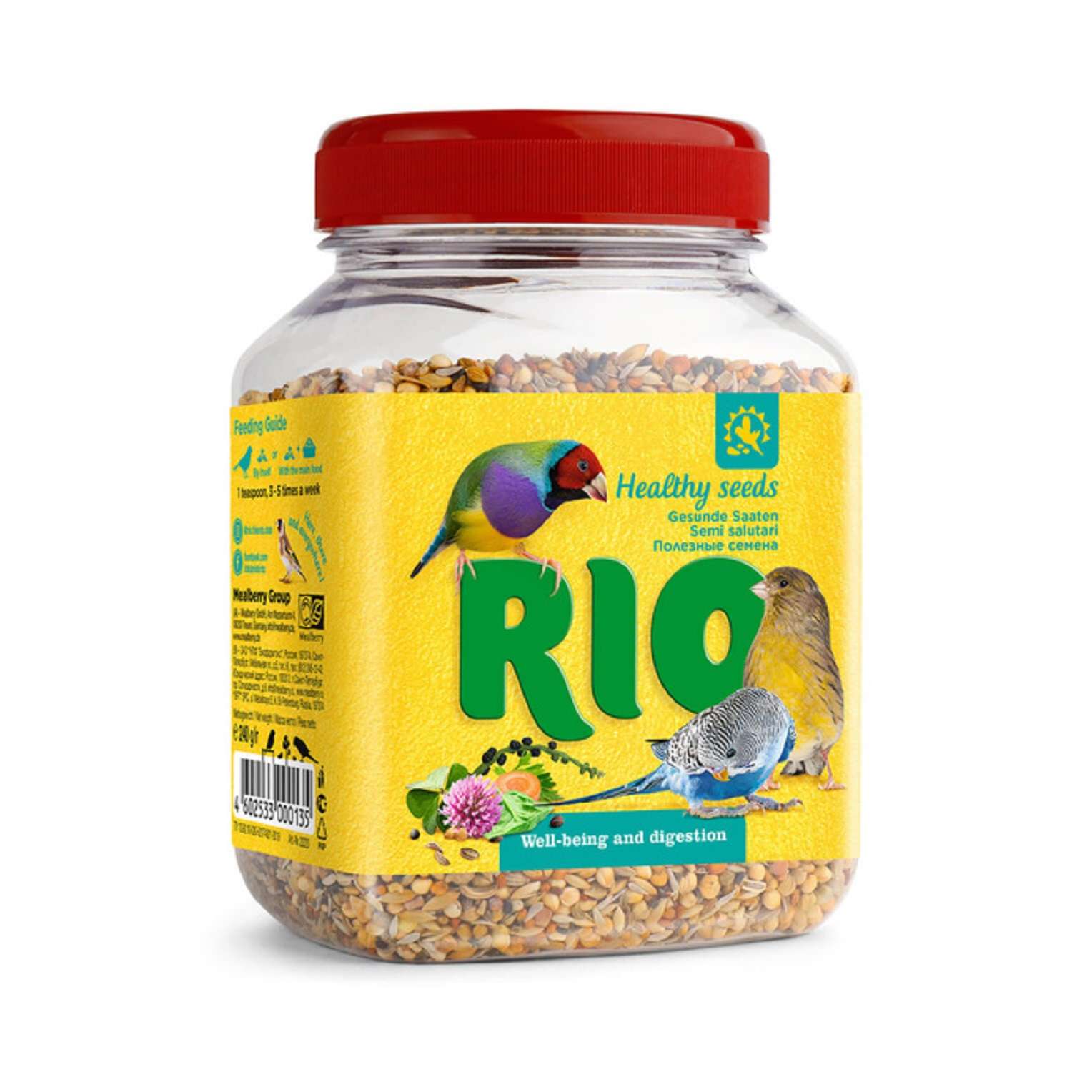 Лакомство для птиц RIO полезные семена 240г - фото 1