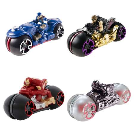 Мотоциклы с гонщиками Hot Wheels в ассортименте