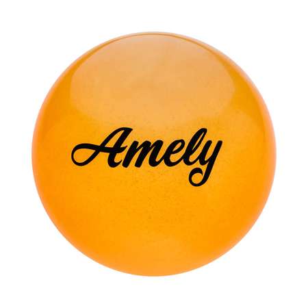 Мяч Amely для художественной гимнастики AGB-102-19-orange