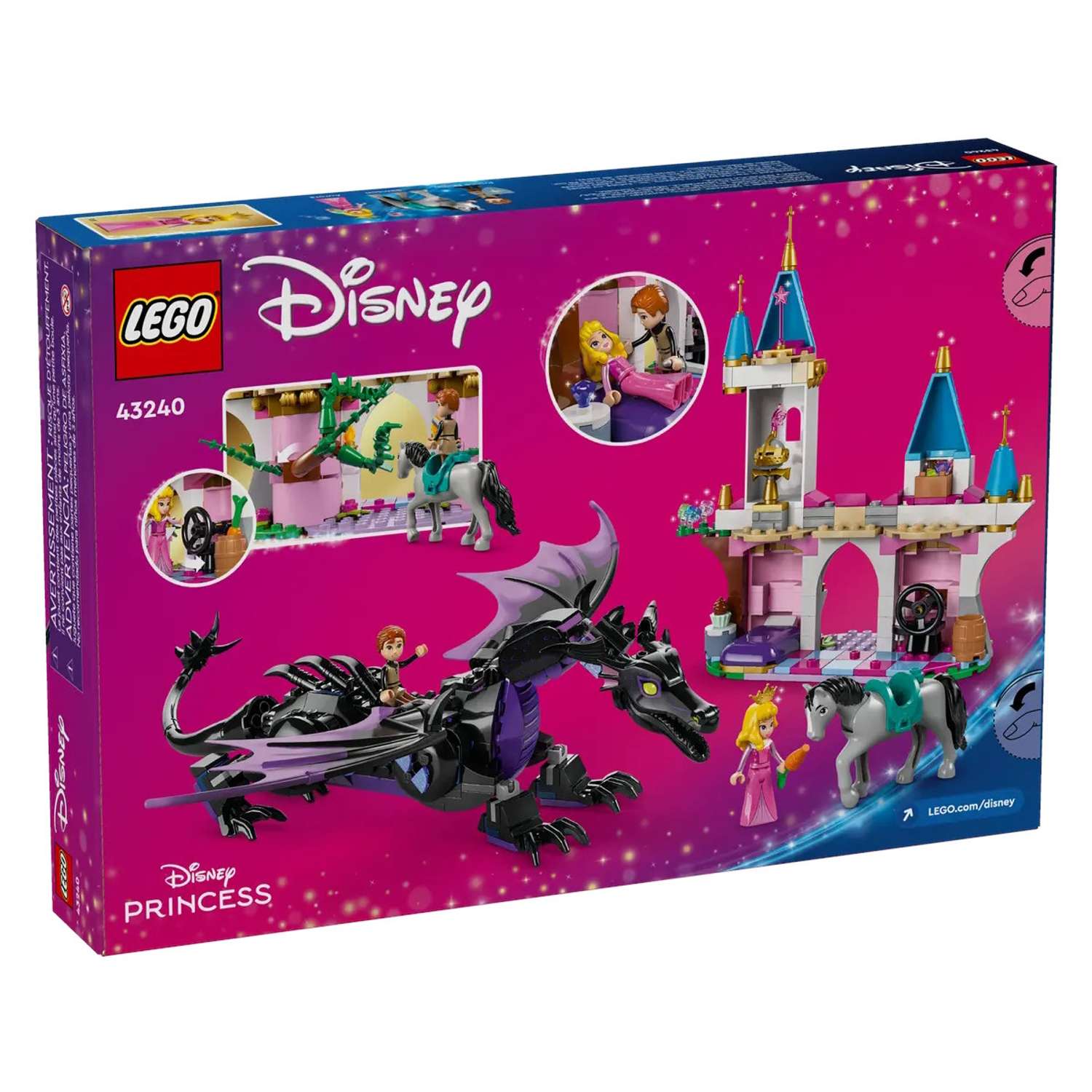 Конструктор LEGO Disney Princess Форма дракона Малефисенты 43240 - фото 7