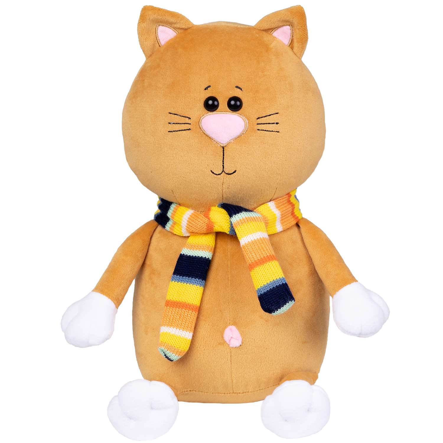 Мягкая игрушка KULT of toys Плюшевый котик Томас рыжий 35 см - фото 2