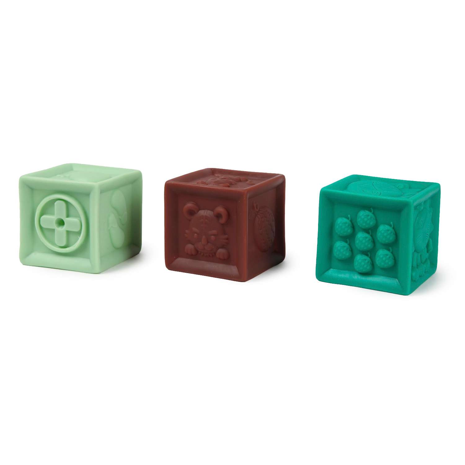 Набор кубиков Huanger Happy World для тактильного развития 12предметов OTG0917761 - фото 5