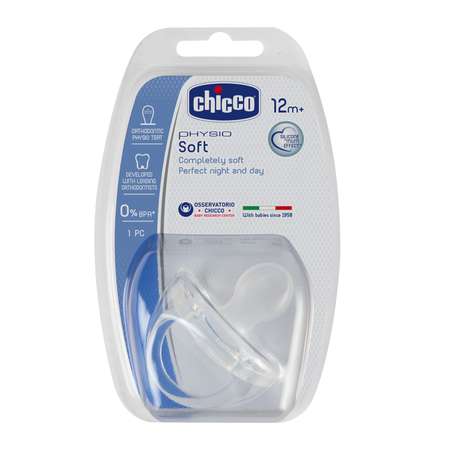Пустышка Chicco Physio Soft с 12месяцев 310410149