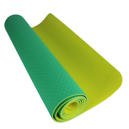 Коврик для йоги и фитнеса Espado TPE 173x61x0.4 см зеленый ES9033
