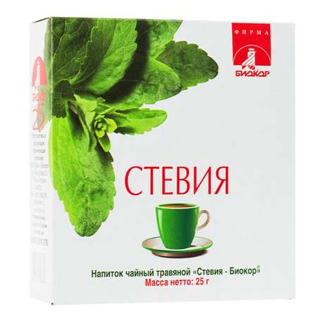 Биологически активная добавка Биокор Напиток чайный стевия 25г