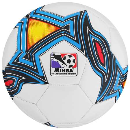 Мяч MINSA футбольный TPU. машинная сшивка. 32 панели. размер 5. 325 г