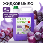 Жидкое мыло SEPTIVIT Premium Виноградная свежесть 5л