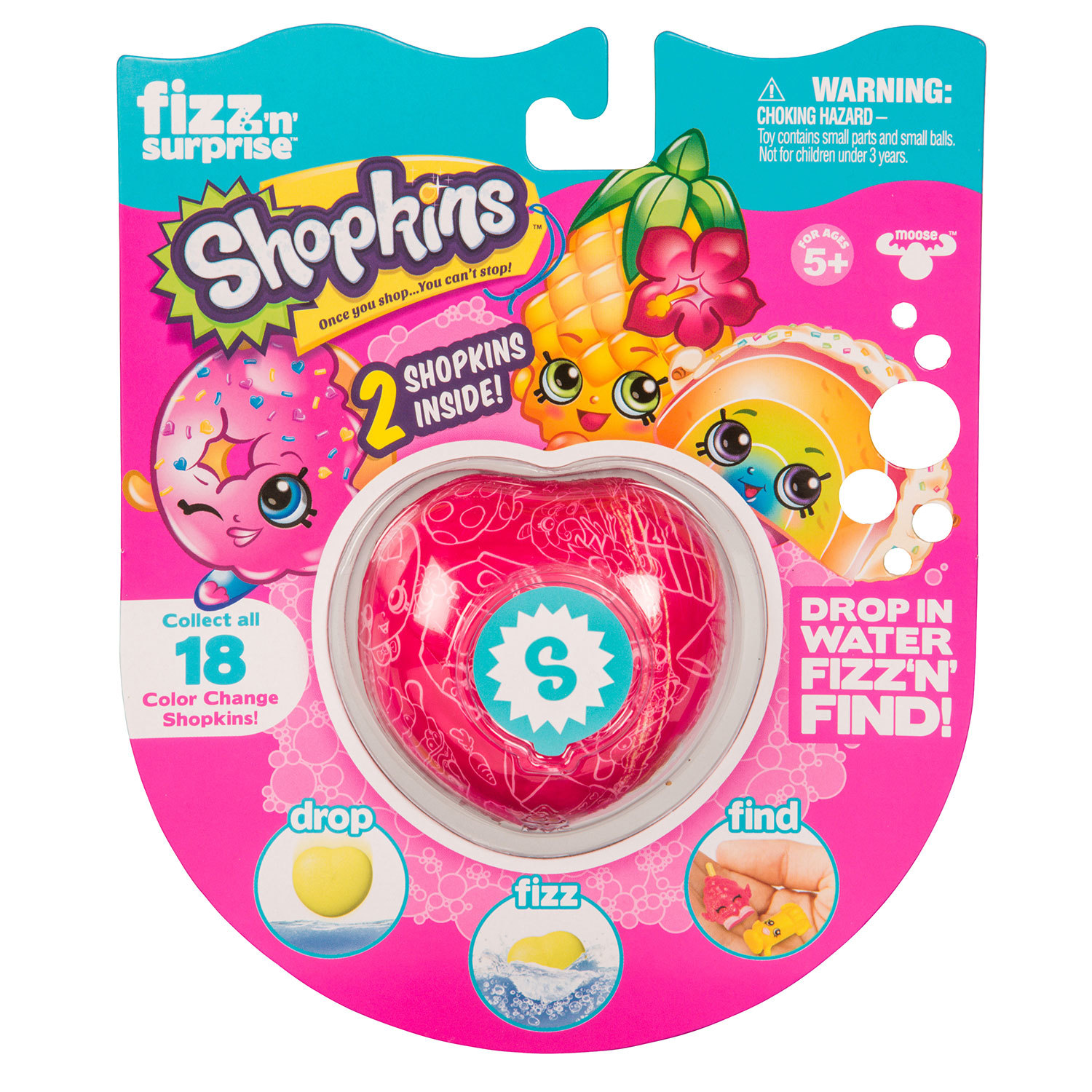 Набор Fizz N Surprise Shopkins Cердечко 19083 - фото 4