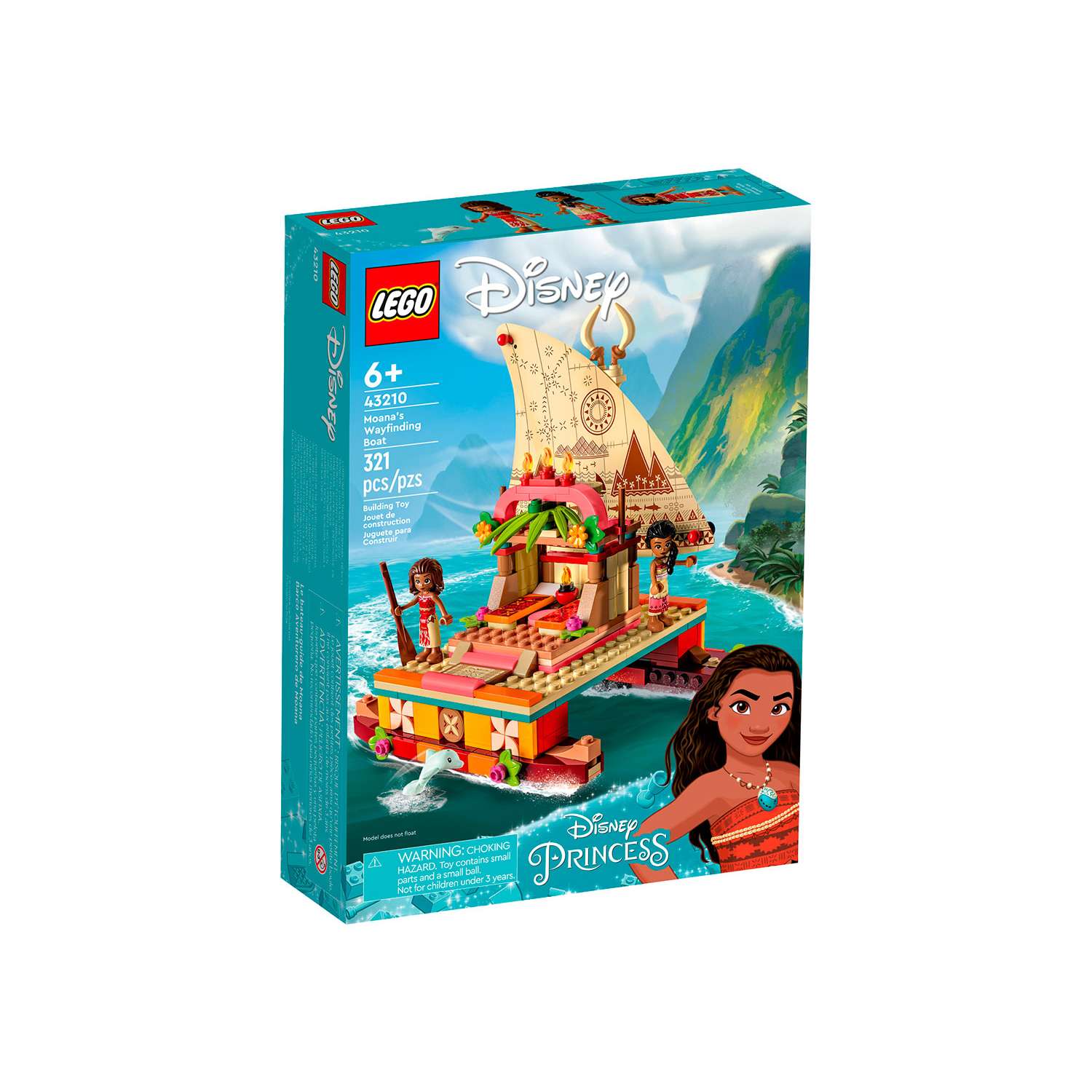 Конструктор детский LEGO Princess Лодка-путешественник Моаны 43210 - фото 6