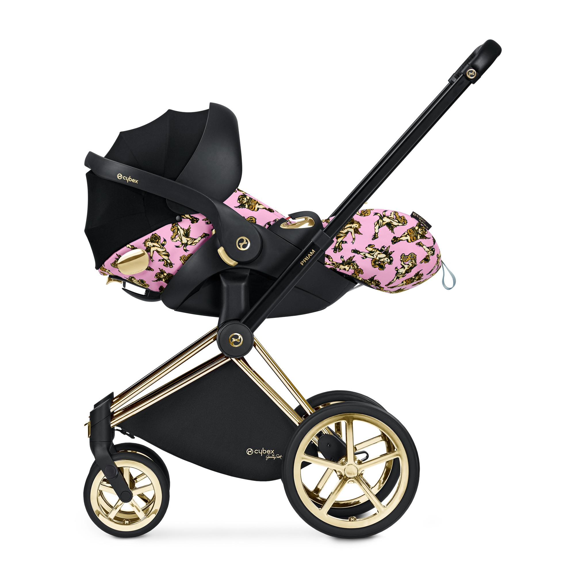 Автокресло Cybex Cloud Q JS Cherubs Pink - фото 6