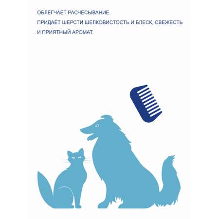 Спрей-кондиционер для собак и кошек Doctor VIC Professional для облегчения расчесывания длинношерстных собак и кошек 200мл
