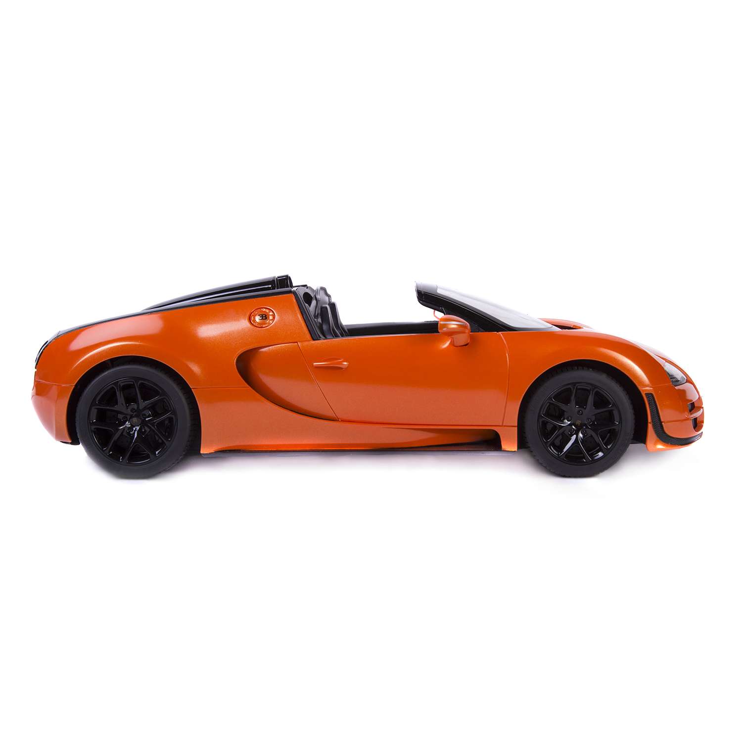 Машинка р/у Rastar Bugatti GS Vitesse 1:14 оранжевая - фото 5