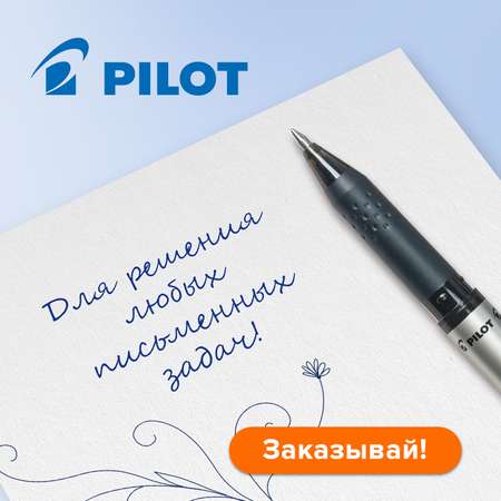 Ручки гелевые PILOT синие пиши стирай 2 штуки