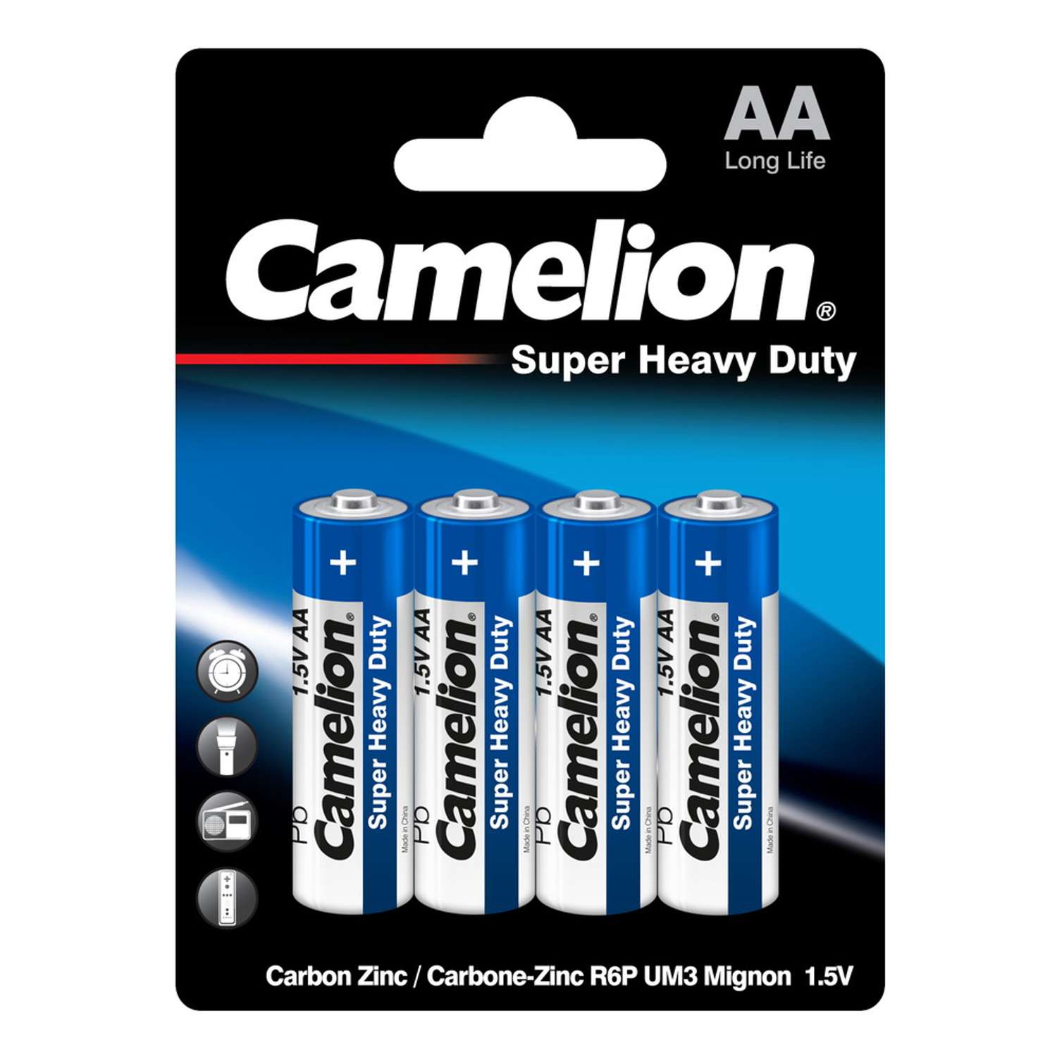 Батарейки Camelion R6P-BP4B - фото 1