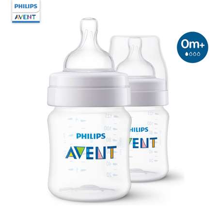 Бутылочка для кормления Philips Avent Anti-colic 125мл с 0месяцев 2шт SCY100/02