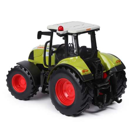 Машинка Mobicaro 1:32 Claas Tractor с загоном для лошадей