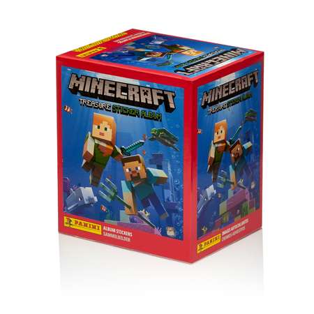 Бокс с наклейками Panini Minecraft 50 пакетиков